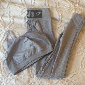 Grey gymshark set